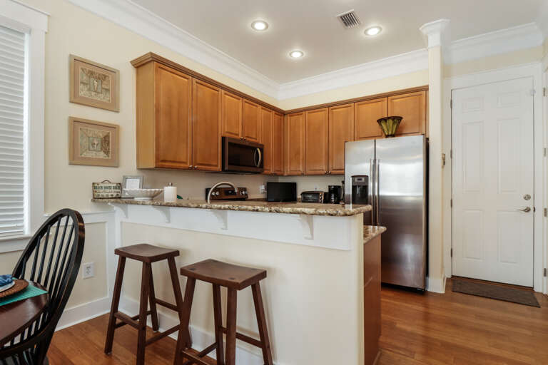 Kitchen with Bar Seating