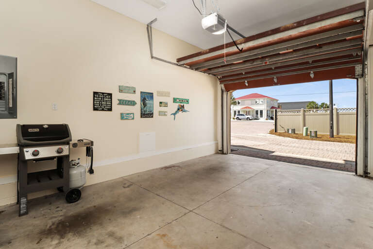 Enclosed Garage