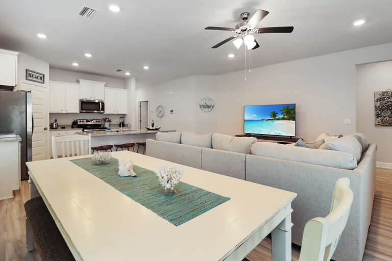 Dining Area and Living Room