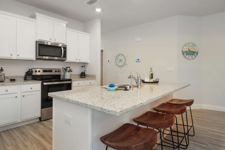 Kitchen with Bar Seating