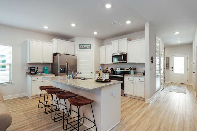 Main Entrance with Hallway to Kitchen