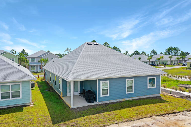 Rear Exterior with Small Patio