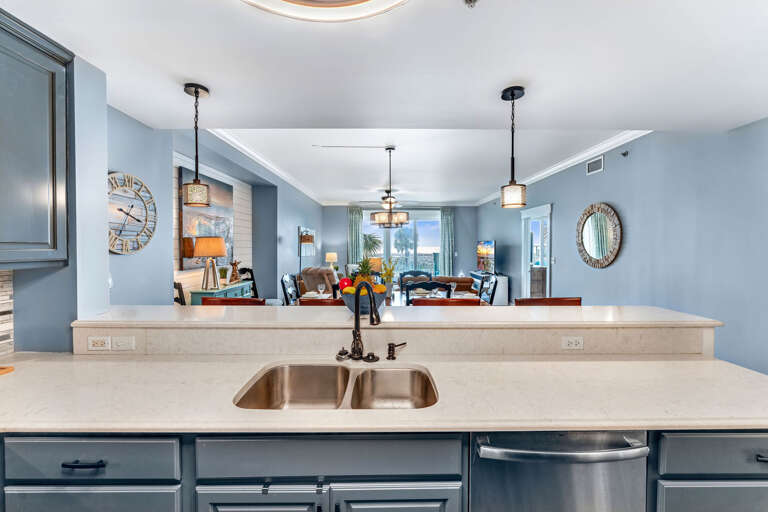 Kitchen with Bar Seating