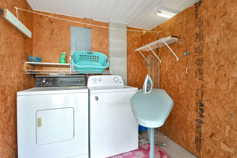 Laundry Room Under House