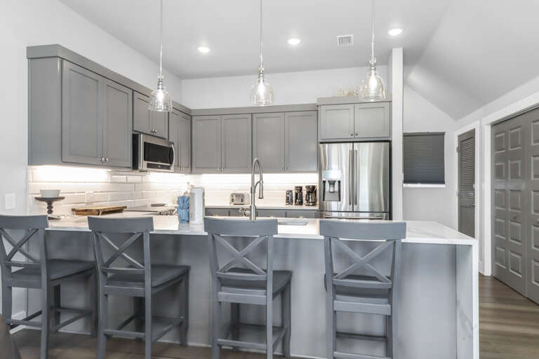 Kitchen with Bar Seating