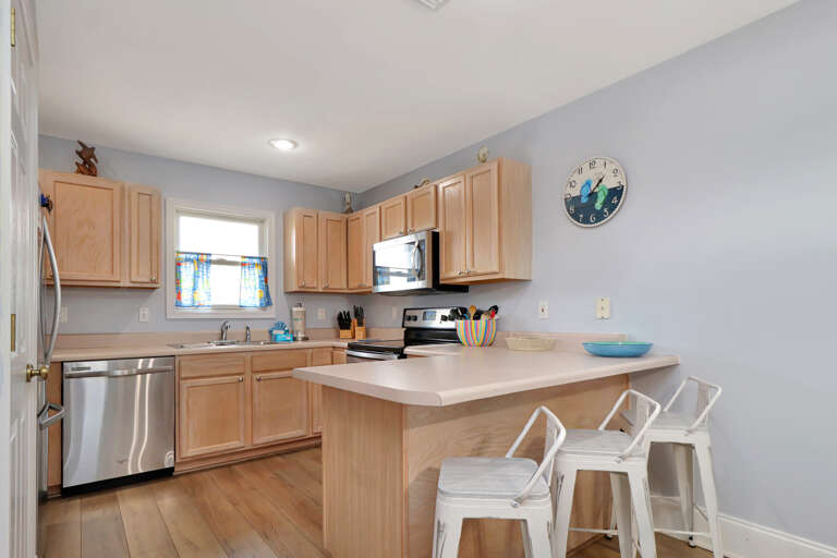 Kitchen with Bar Seating