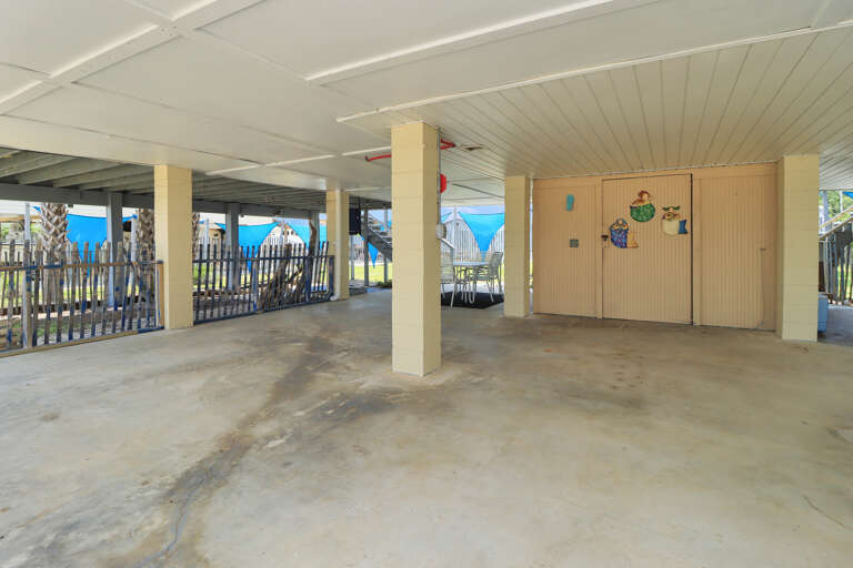 Covered Parking and Laundry Room