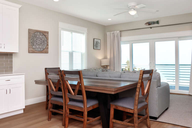 Dining and Living Area with Gorgeous View