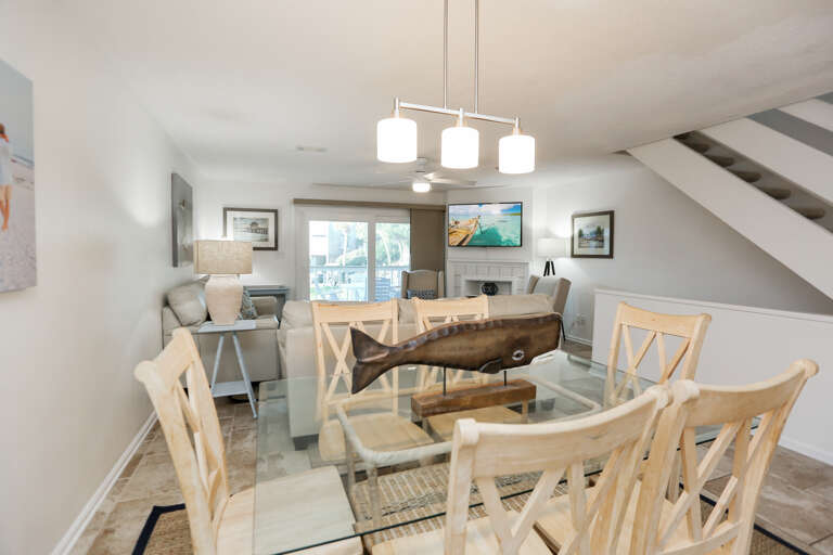 Dining Area & Living Room