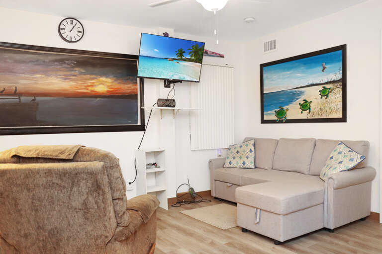 Ground Floor Living Room with TV