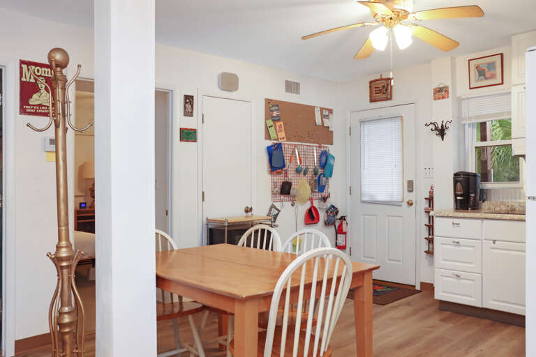 Ground Floor Eat-in Kitchen with View of Bedroom 1