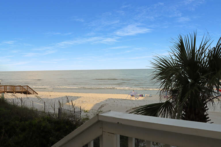 View from Beachfront Deck