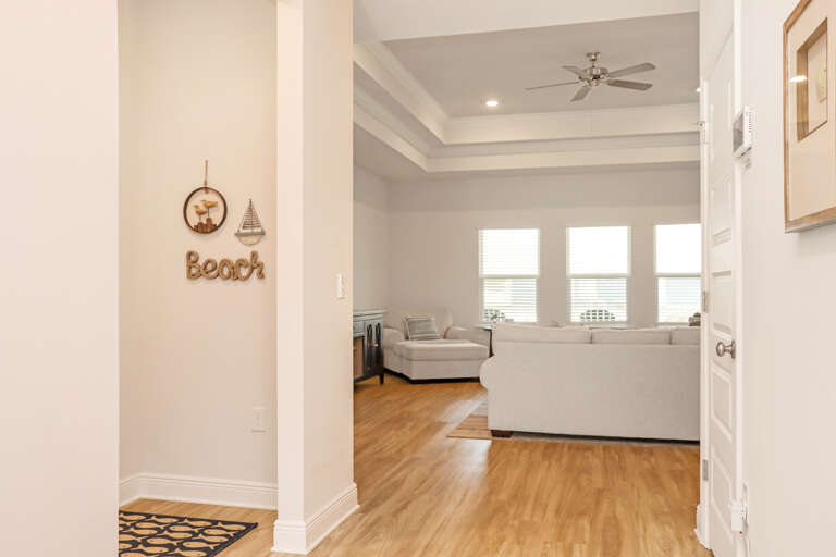 Hallway with Half Bath