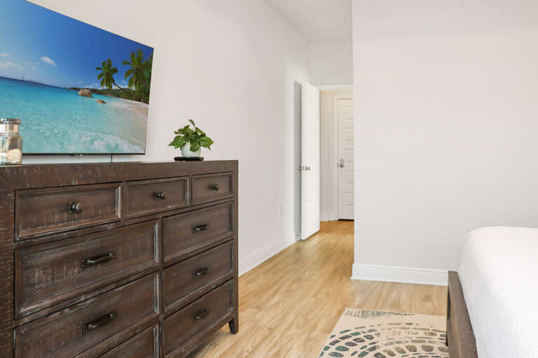 Bedroom 4 - Master Bedroom with TV and Full Bath