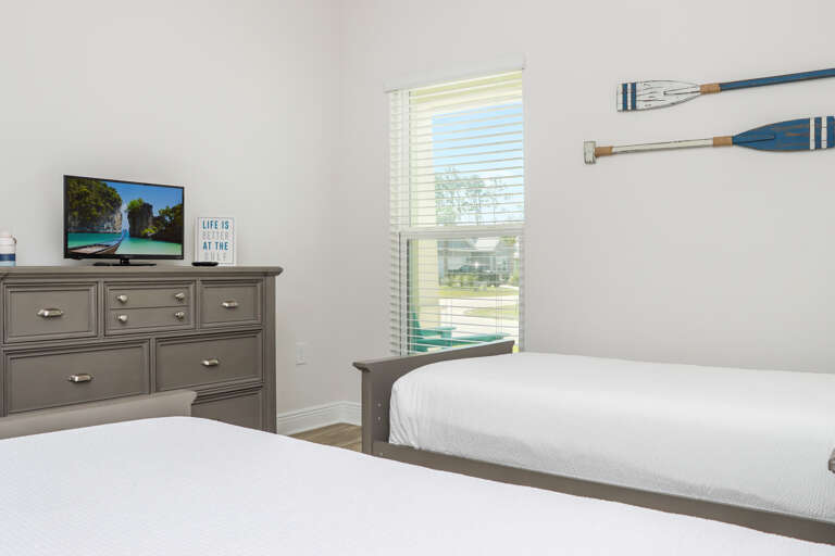 Bedroom 1 with TV