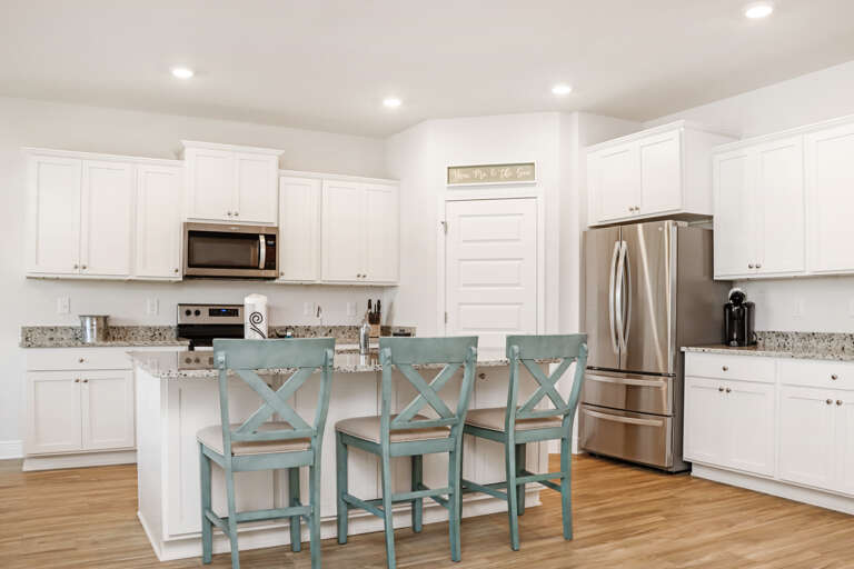 Kitchen with Bar Seating Kitchen with Bar Seating