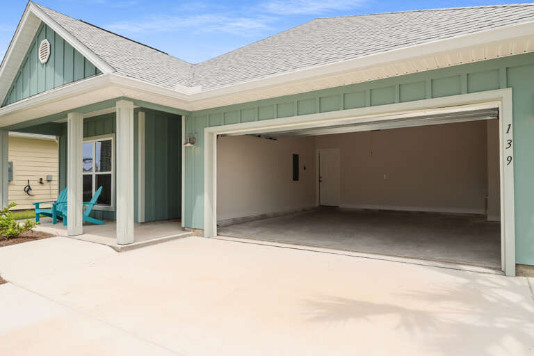 Front Entrance with Enclosed Garage