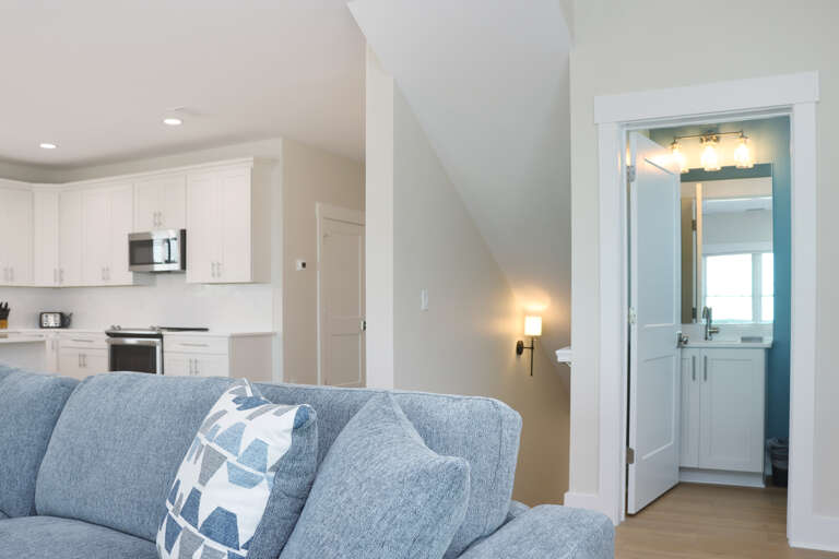 Half Bath in Living Area