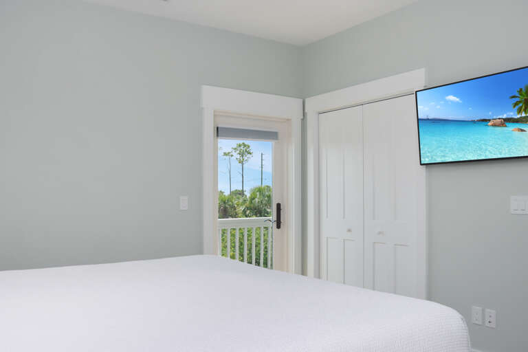 Bedroom 2 - View and TV