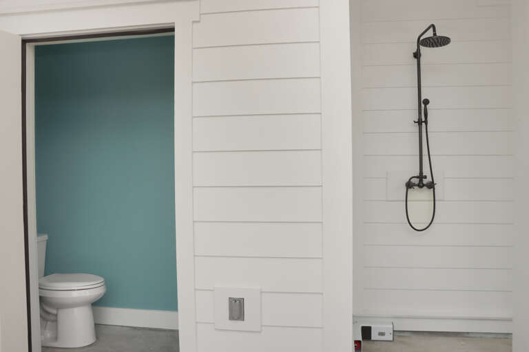 Outside Half Bath and Shower