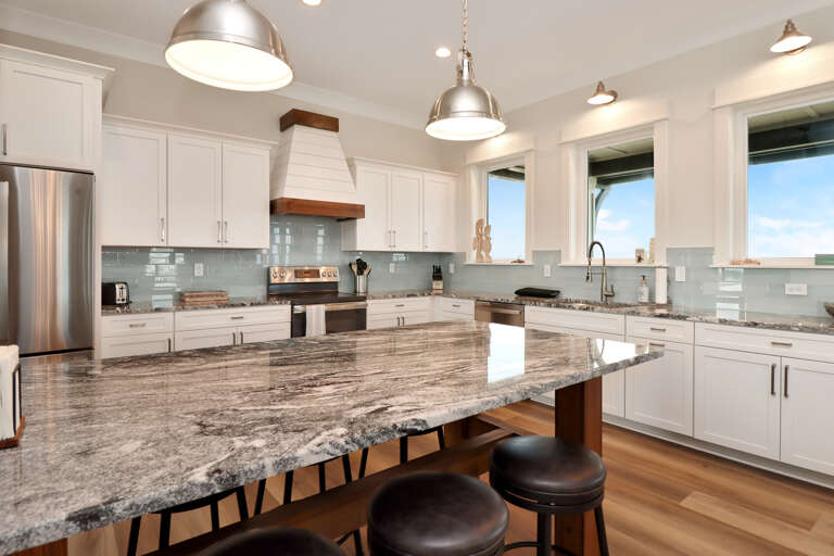 Kitchen with Bar Seating