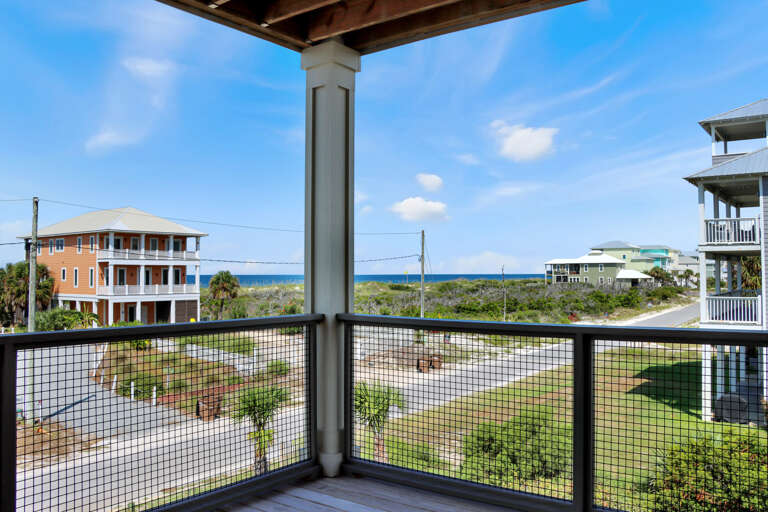 Beach View Deck off of Bedroom 1