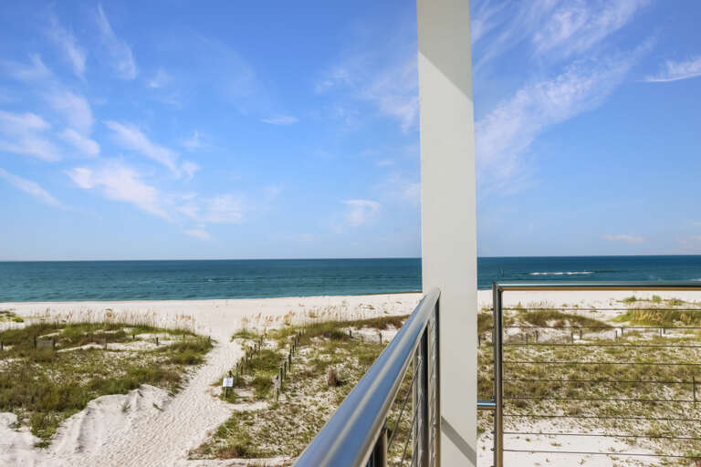 View of Beach Access from Top Floor