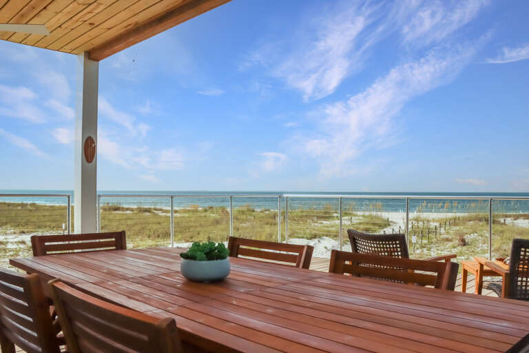 View from Outdoor Dining Table