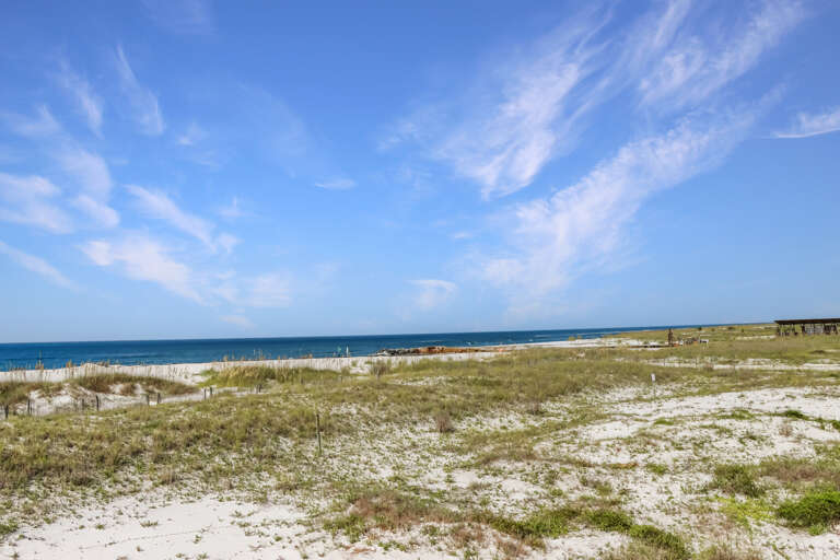 View of Mexico Beach Canal