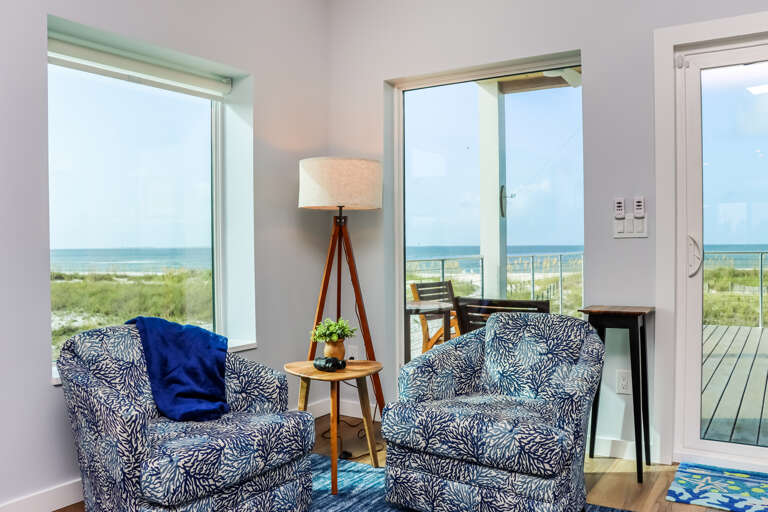 Beachfront Sitting Area