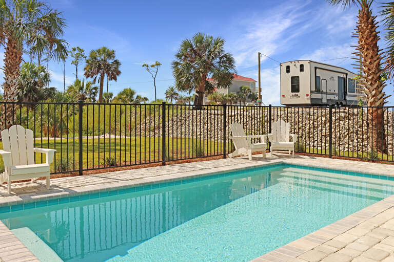 Private Pool in Backyard