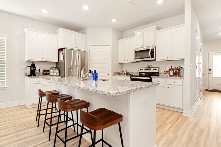 Kitchen with Bar Seating