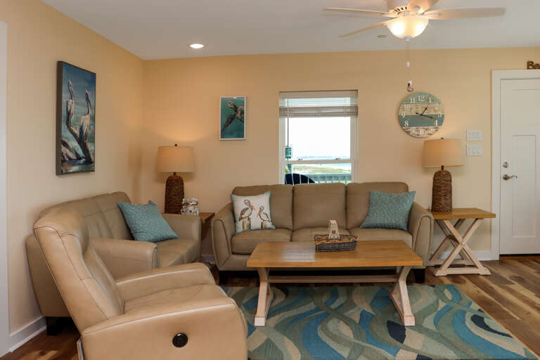 Living Room View onto Deck