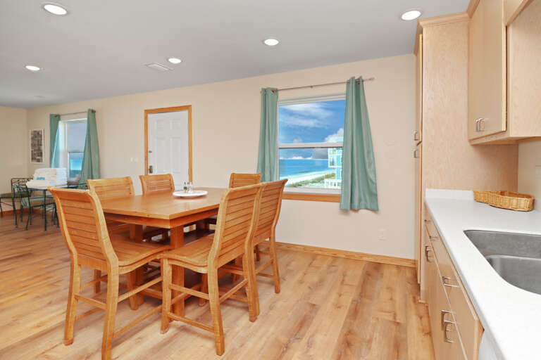 Eat-In Kitchen with Beautiful Beach View