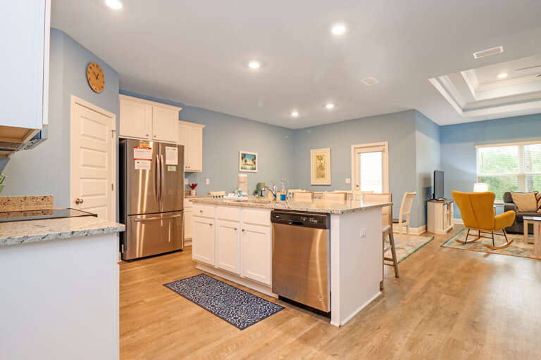 Kitchen and Living Area