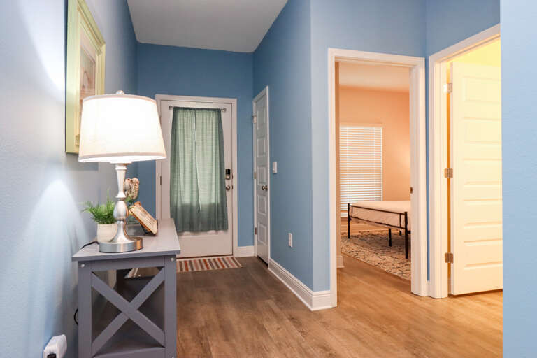 Main Entrance and Bedroom 1