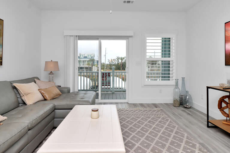 Living Room - Canal Front Deck