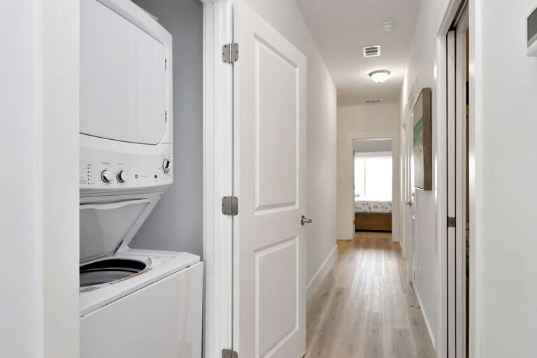 Laundry Closet in Upstairs Hallway