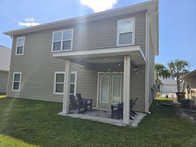 Covered Back Porch area