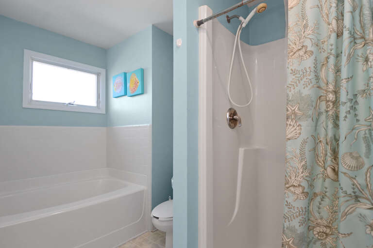 Bedroom 2 - Master Bath Shower and Tub