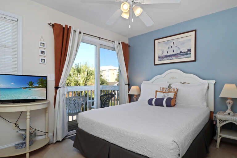 Bedroom 1 with a Poolside Deck