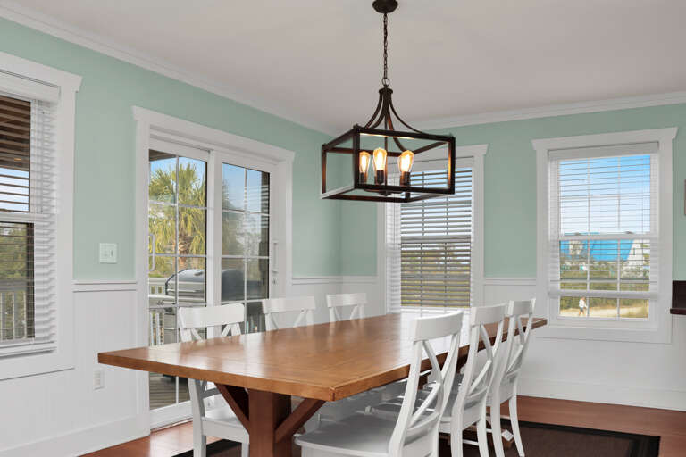 Dining Area with View onto Deck