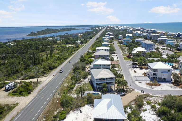 Bay on One Side, Gulf on the Other