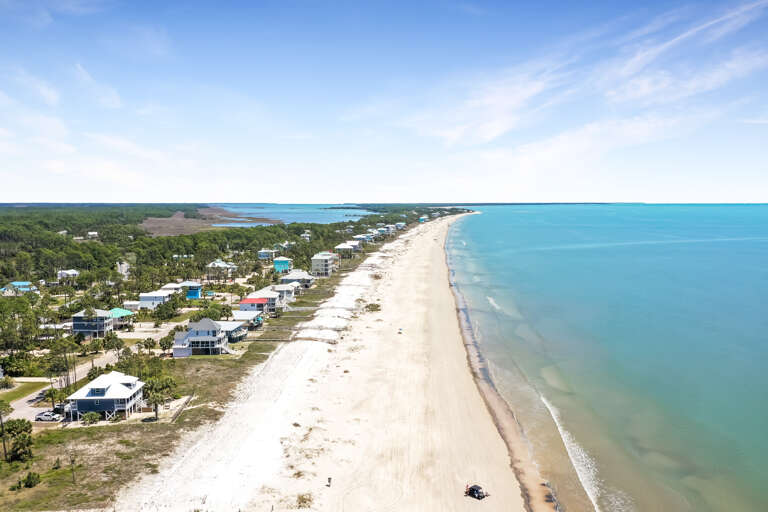 A Look Towards the Indian Pass Boat Ramp
