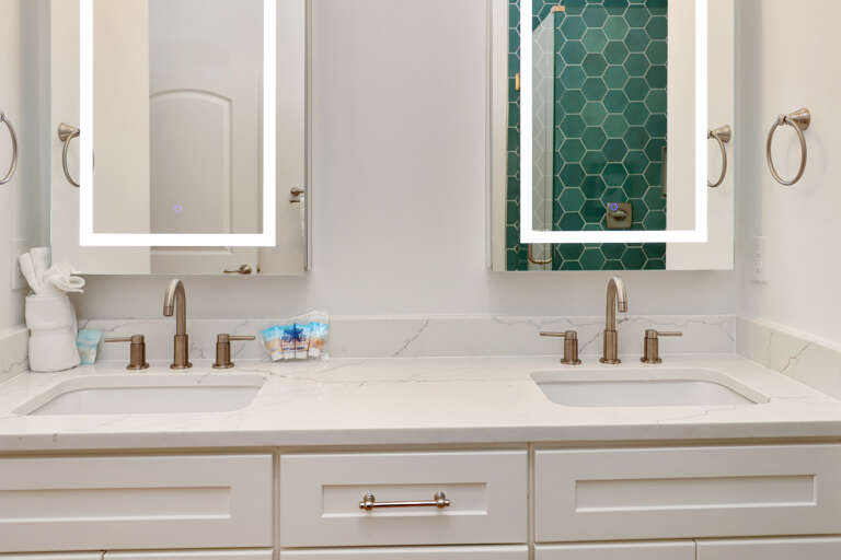 Bedroom 4 - Master Bathroom Double Vanities