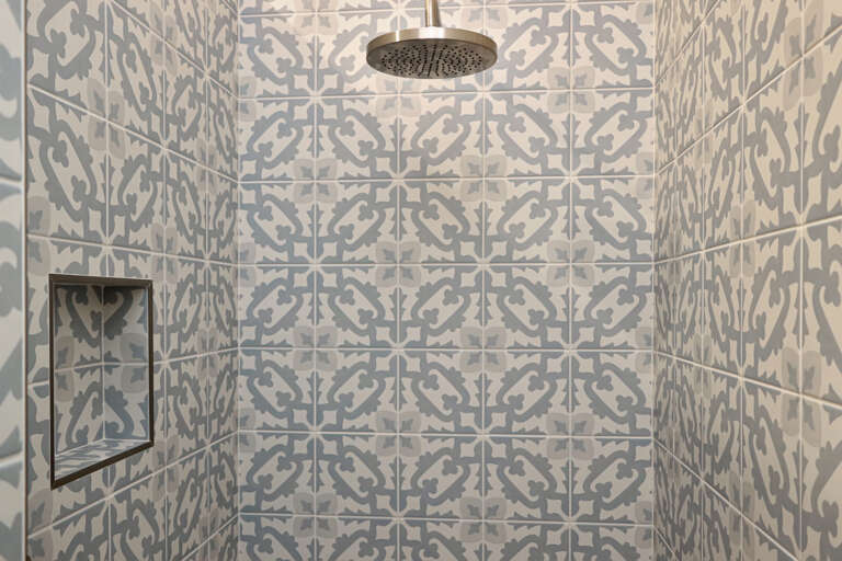 Full Bathroom Shower on First Floor