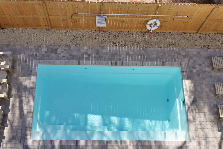 Overhead View of Pool