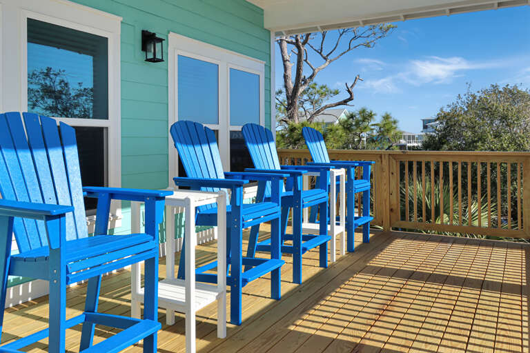 Covered Deck on Top Floor