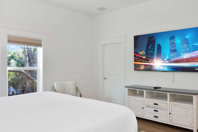 Bedroom 1 with TV