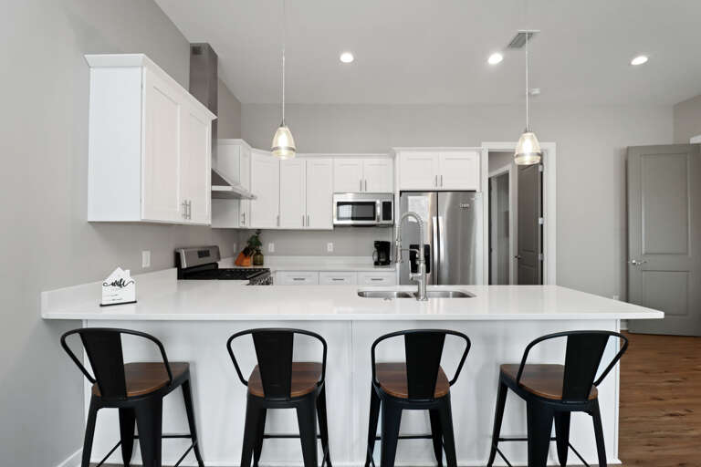 Kitchen with Bar Seating